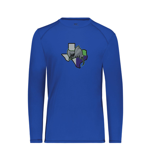 [6845.060.S-LOGO2] Men's SoftTouch Long Sleeve (Adult S, Royal, Logo 2)