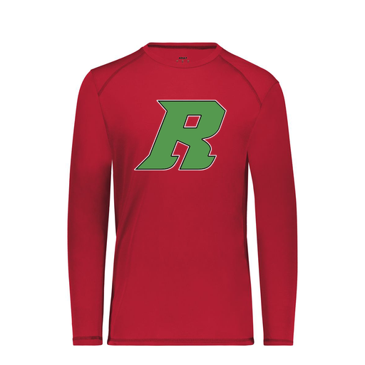 [6845.083.S-LOGO3] Men's SoftTouch Long Sleeve (Adult S, Red, Logo 3)