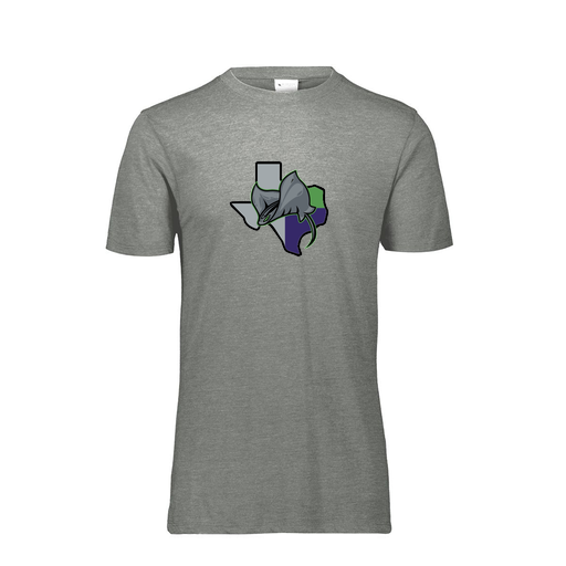 [FTSCUBGY-YS-LOGO2] Decker Youth Tri-Blend T-Shirt - Short Sleeve (Youth S, Gray, Logo 2)