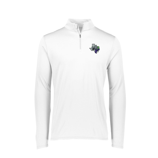 [FTLQFLWH-FAXS-LOGO2] Decker Women's Flex-Lite 1/4 Zip Shirt (Female Adult XS, White, Logo 2)