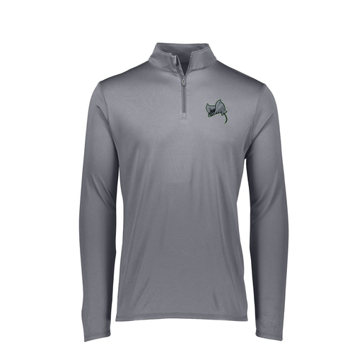 [FTLQFLGY-FAXS-LOGO1] Decker Women's Flex-Lite 1/4 Zip Shirt (Female Adult XS, Gray, Logo 1)