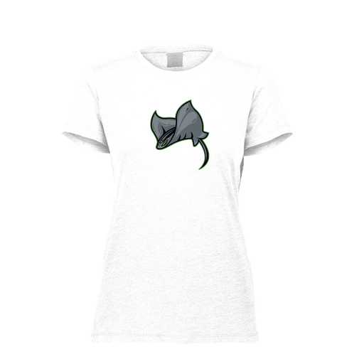 [FTSCUBWH-FAXS-LOGO1] Decker Women's Tri-Blend T-Shirt - Short Sleeve (Female Adult XS, White, Logo 1)