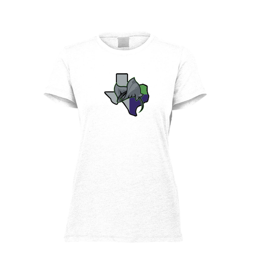 [FTSCUBWH-FAXS-LOGO2] Decker Women's Tri-Blend T-Shirt - Short Sleeve (Female Adult XS, White, Logo 2)