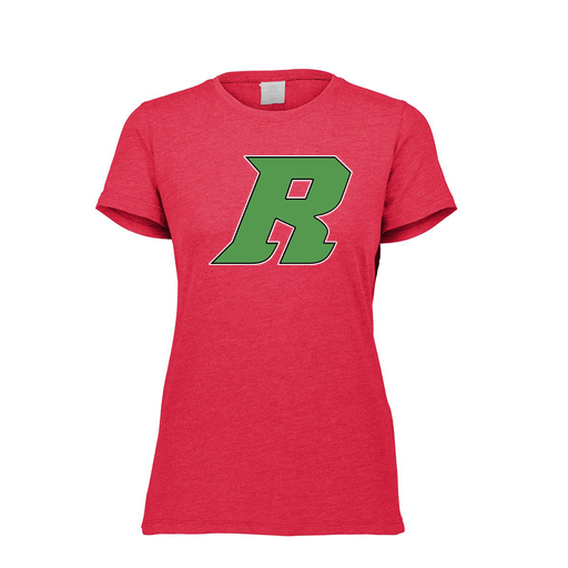[FTSCUBRD-FAXS-LOGO3] Decker Women's Tri-Blend T-Shirt - Short Sleeve (Female Adult XS, Red, Logo 3)
