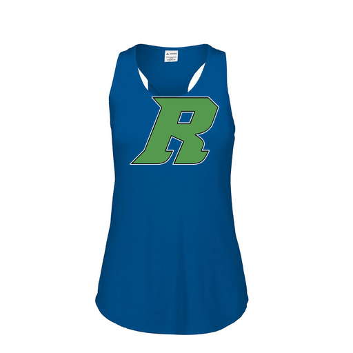[3078.U55.S-LOGO3] Ladies Tri Blend Tank Top (Female Adult S, Royal, Logo 3)