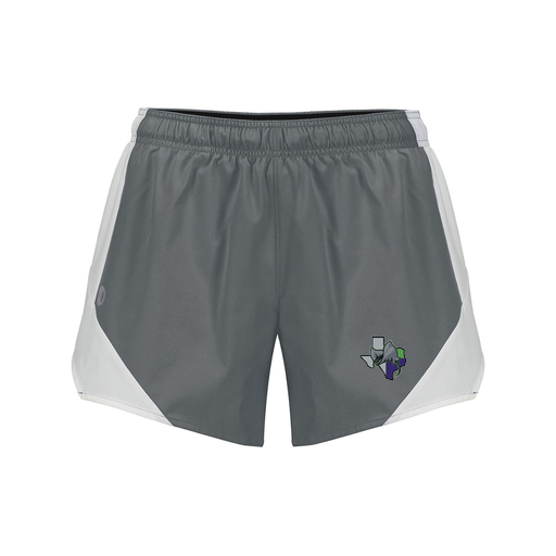 [229489.R04.S-LOGO2] Girls Olympus Shorts (Female Youth S, Gray, Logo 2)