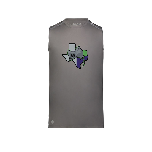 [222593.98D.S-LOGO2] Men's CoolDry TankTop (Adult S, Gray, Logo 2)