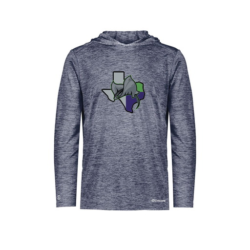 [FOLHCGNV-AS-LOGO2] Decker Men's Charge Hoodie (Adult S, Navy, Logo 2)