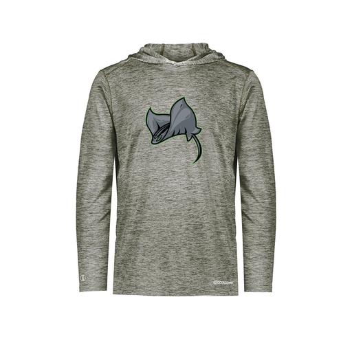 [FOLHCGGY-AS-LOGO1] Decker Men's Charge Hoodie (Adult S, Gray, Logo 1)