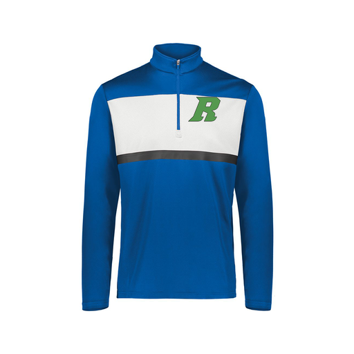 [222691.280.S-LOGO3] Youth Bold 1/4 Zip Pullover (Youth S, Royal, Logo 3)