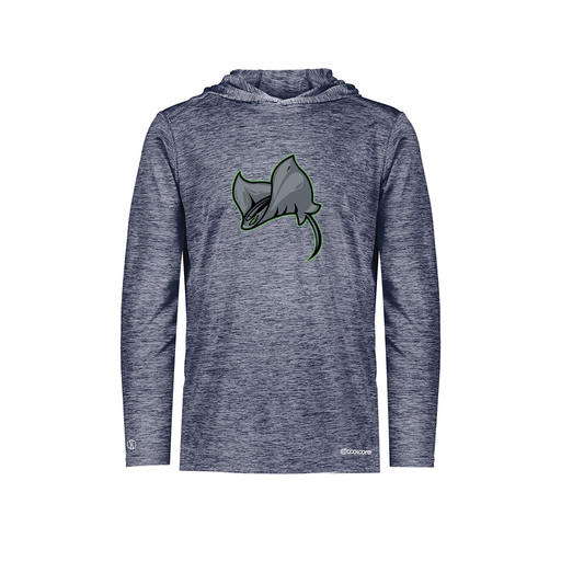 [FOLHCGNV-YS-LOGO1] Decker Youth Charge Hoodie (Youth S, Navy, Logo 1)