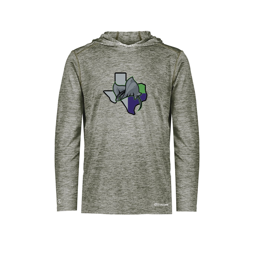 [FOLHCGGY-YS-LOGO2] Decker Youth Charge Hoodie (Youth S, Gray, Logo 2)