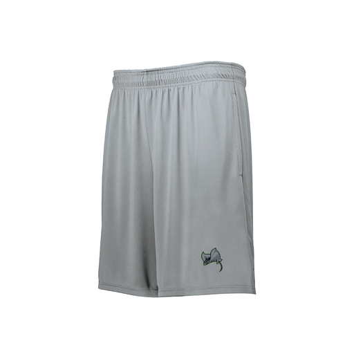 [229511.099.XS-LOGO1] Decker Men's Swift Short (Adult XS, Silver, Logo 1)