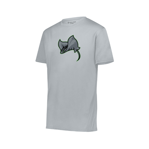 [222819.099.XXS-LOGO1] Youth Movement Dri Fit Shirt (Youth XXS, Silver, Logo 1)