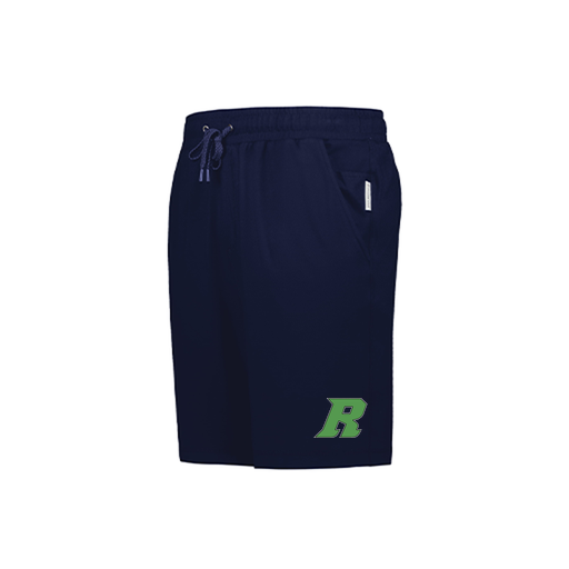 [223604.065.S-LOGO3] YOUTH Ventura Soft Knit SHORTS (Youth S, Navy, Logo 3)