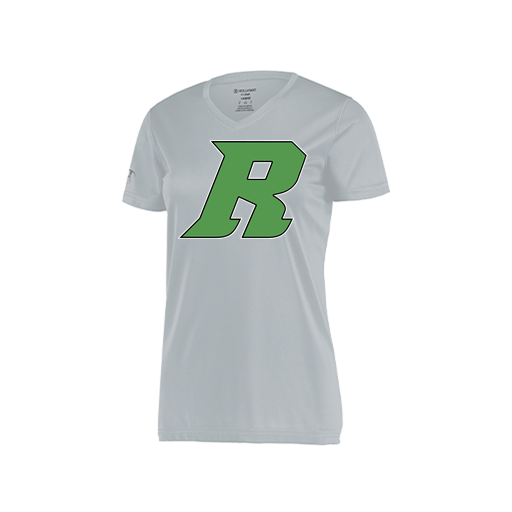 [222820.099.S-LOGO3] Ladies Movement Dri Fit Shirt (Female Adult S, Silver, Logo 3)