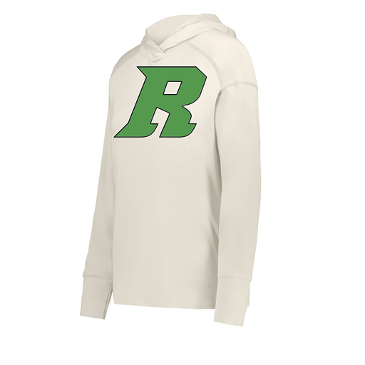 [222798-WHT-FAXS-LOGO3] Ladies Ventura Thin Knit Hoodie (Female Adult XS, White, Logo 3)