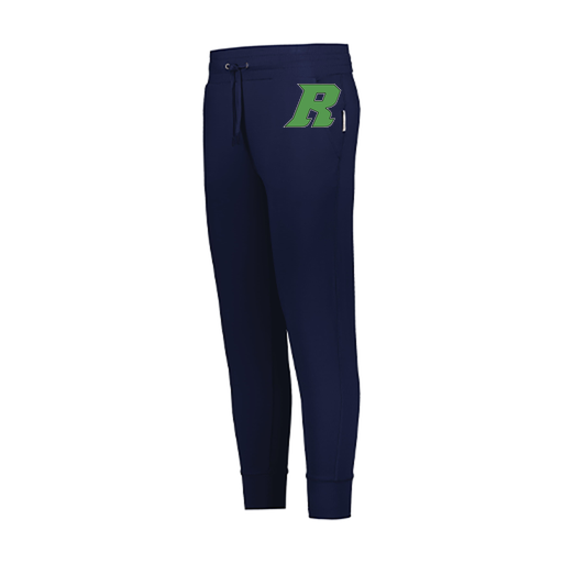 [222799.065.XS-LOGO3] LADIES VENTURA SOFT KNIT JOGGER (Female Adult XS, Navy, Logo 3)