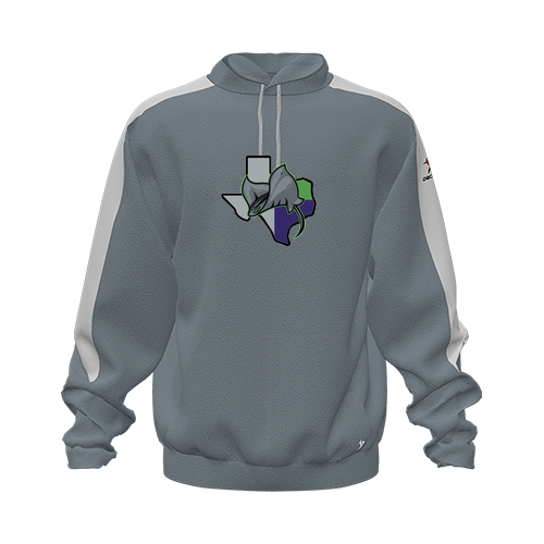 [CUS-DFW-HOOD-FLC-LSL-GRY-YXS-LOGO2] Hoodie (Youth XS, Gray, Logo 2)