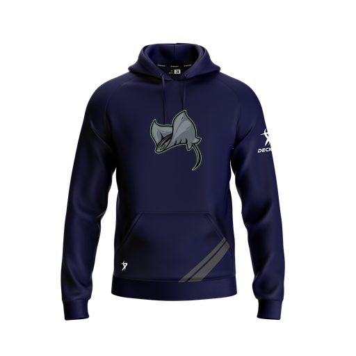 [FOLHSMNV-YXS-LOGO1] Decker Summit Hoodie (Youth XS, Navy, Logo 1)