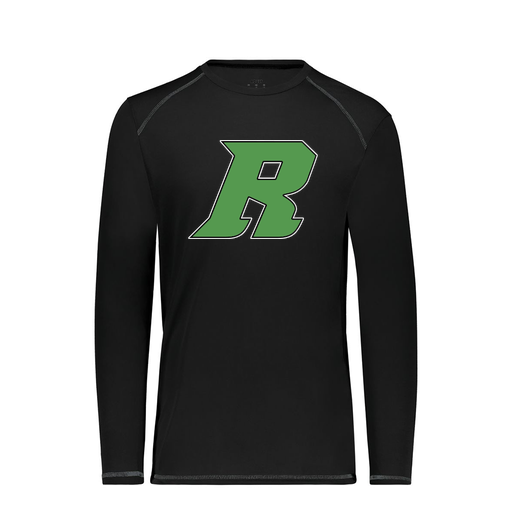 [6845.080.S-LOGO3] Men's SoftTouch Long Sleeve (Adult S, Black, Logo 3)