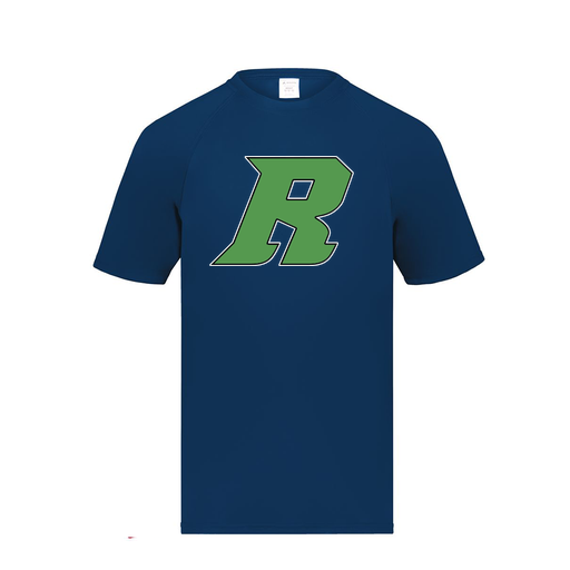 [2791.065.S-LOGO3] Youth Smooth Sport T-Shirt (Youth S, Navy, Logo 3)