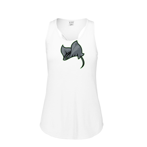 [3078.005.S-LOGO1] Ladies Tri Blend Tank Top (Female Adult S, White, Logo 1)