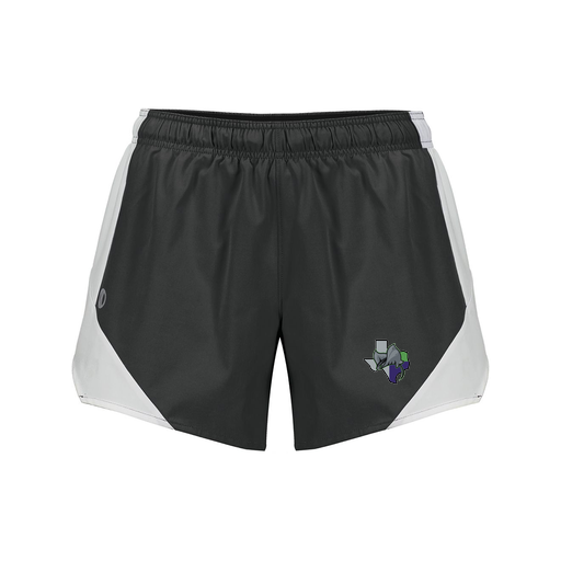 [229489.420.S-LOGO2] Girls Olympus Shorts (Female Youth S, Black, Logo 2)