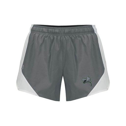 [229489.R04.S-LOGO1] Girls Olympus Shorts (Female Youth S, Gray, Logo 1)