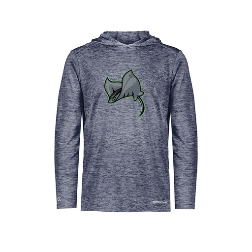 [FOLHCGNV-AS-LOGO1] Men's Charge Hoodie (Adult S, Navy, Logo 1)