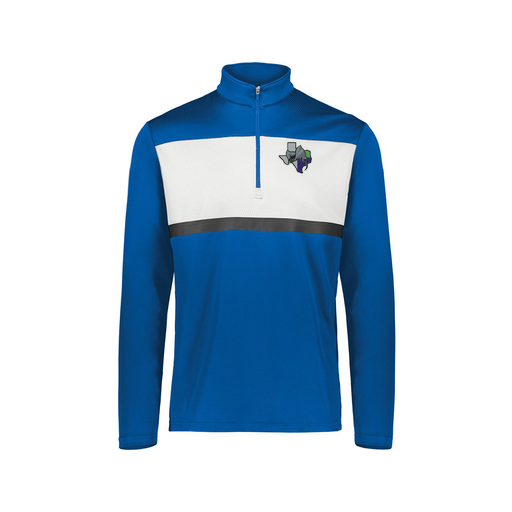 [222691.280.S-LOGO2] Youth Bold 1/4 Zip Pullover (Youth S, Royal, Logo 2)