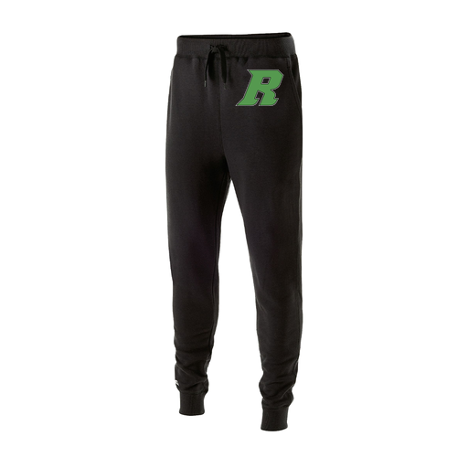 [229548.080.XS-LOGO3] Men's 60/40 Fleece Jogger (Adult XS, Black, Logo 3)