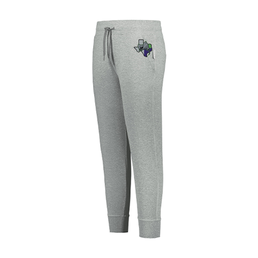 [222799.013.XS-LOGO2] LADIES VENTURA SOFT KNIT JOGGER (Female Adult XS, Silver, Logo 2)